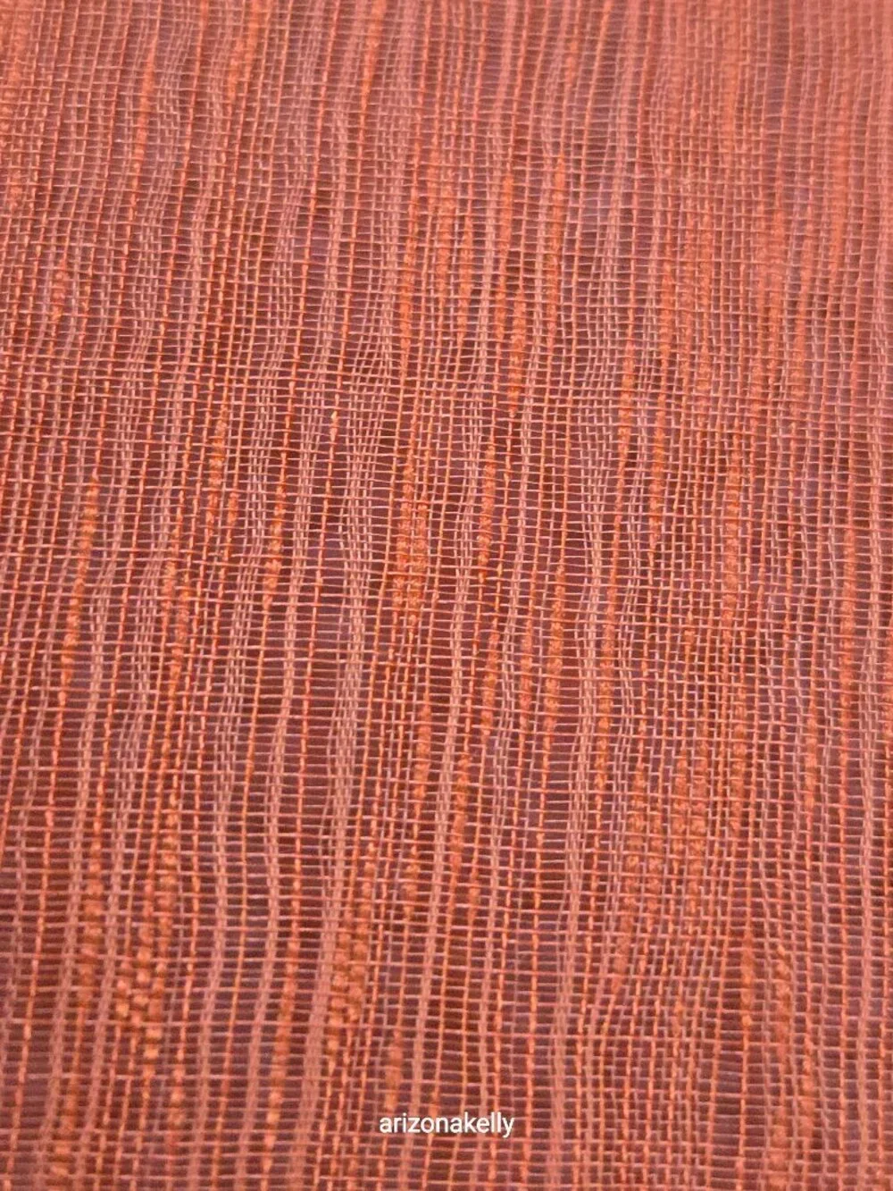 Linen/Silk (80/20) Scarf Sheer Lightweight Orange